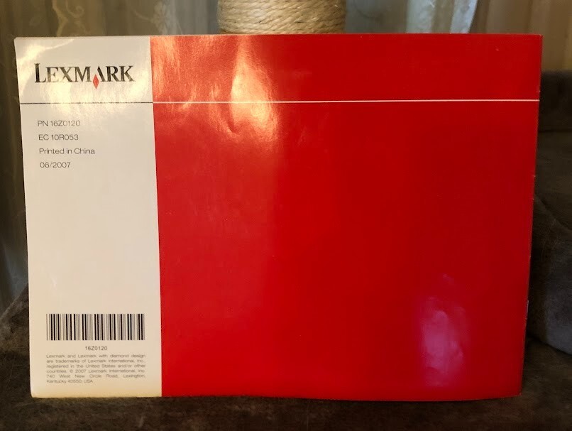 Lexmark 5400 Series User's Guide Book (Manual)