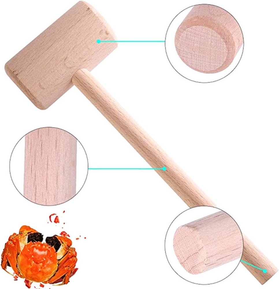 19PCs Seafood Tools Set Nut Cracker Set includes 4 Crab Crackers 4 Forks