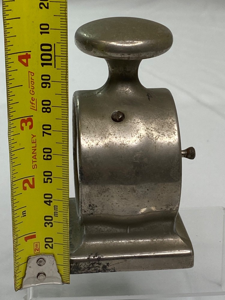 Antique Clock Joslin Eclipse Time Stamp AS IS