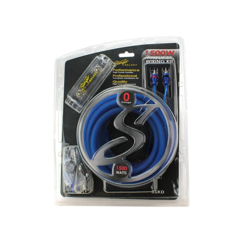 Stinger 1/0GA 1500W COMPLETE WIRING KIT