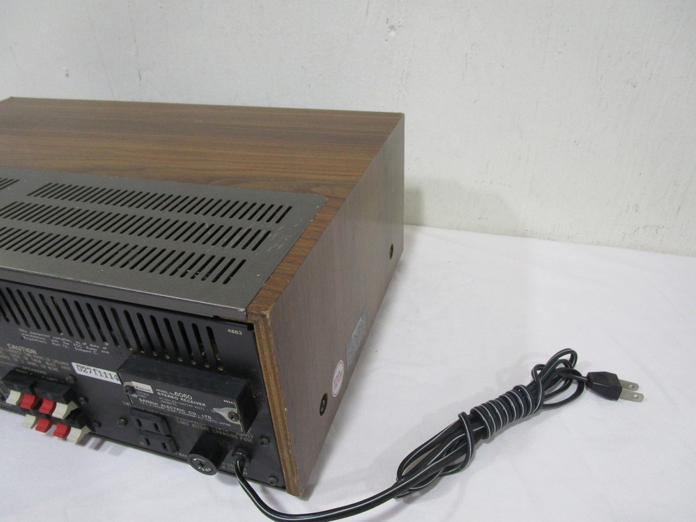 Nice Sansui 6060 Stereo Receiver w/ LED Upgraded Lamps ------------------- Cool!