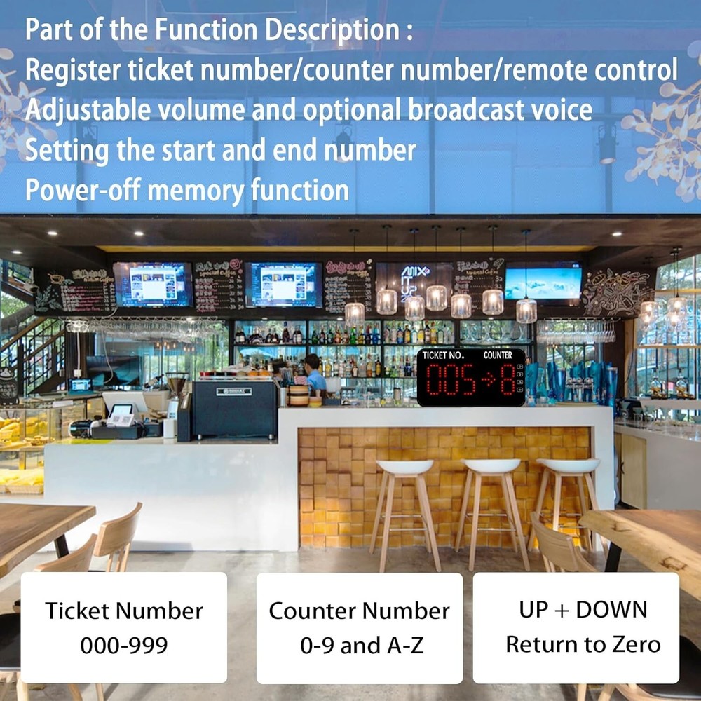 Take A Number System Now Serving Number Sign Simple Queue Management System
