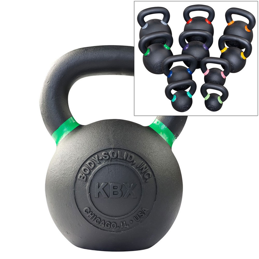 Body-Solid Training Kettlebells and Sets, from 4 to 36 kg.