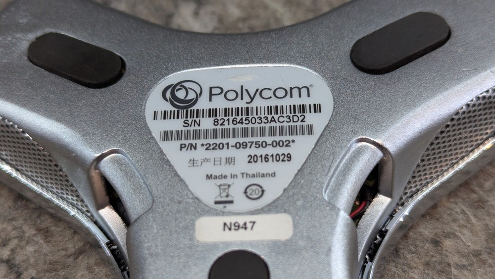 Polycom 2201-09750-002 HDX External Unit Conferencing Microphone Unit Only