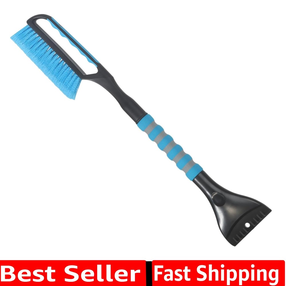 Snow Brush and Ice Scraper for Car Windshield,26.4" Window Scraper Deicer for...