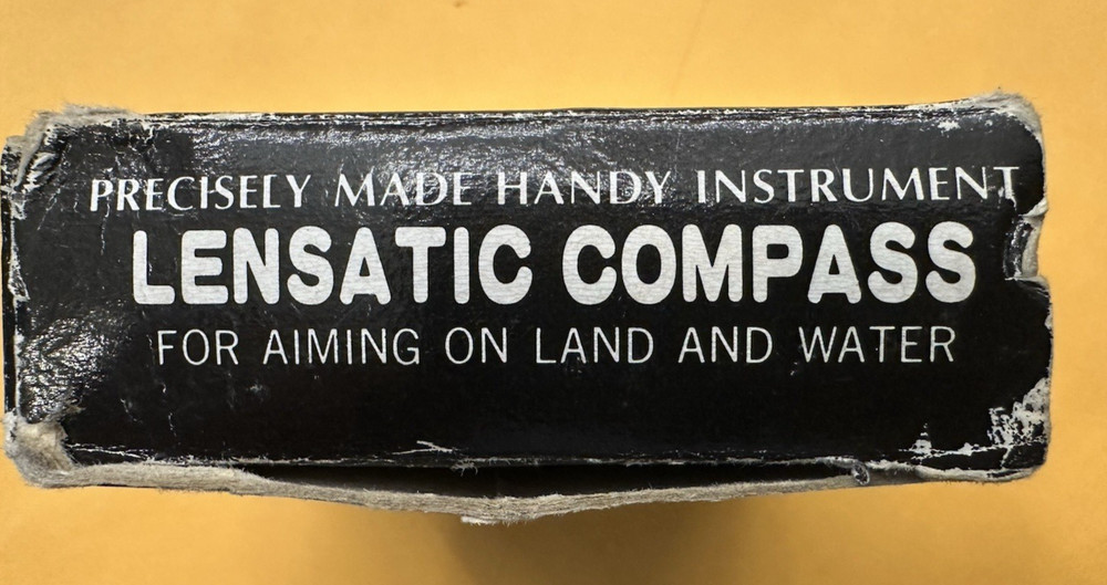 Vintage Engineer Lensatic Compass Directional Hiking Navigation