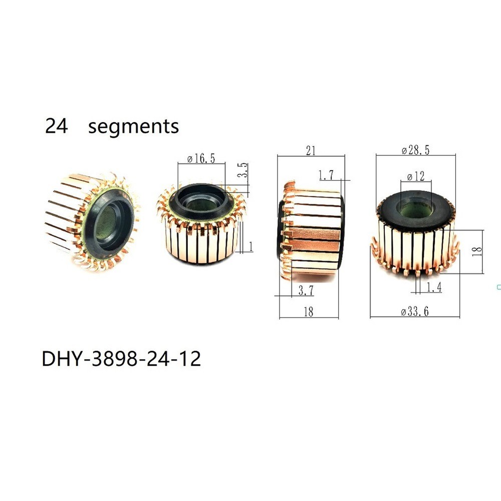 Reliable Copper Hook Type Electrical Motor Commutator for Various Applications