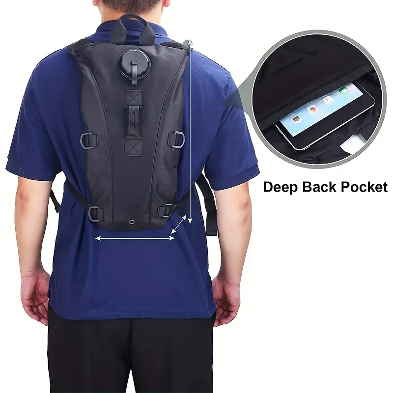3L Hydration Bladder Camping Water Bag Backpack Tactical Hiking Cycling Pack
