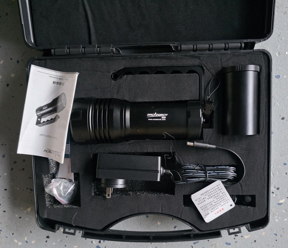 OrcaTorch D860 4200 Lumen High Performance Dive Light