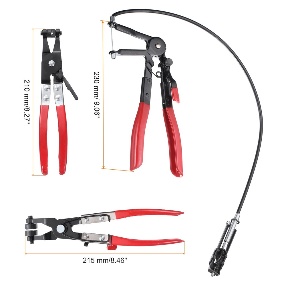 3pcs Hose Clamp Pliers Spring Clips Include Different Hose Clamp Tools