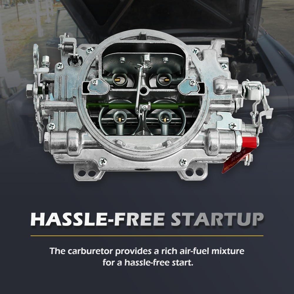 600 CFM 4 Barrel Carburetor For Edelbrock Performer Series 1405 Manual Choke