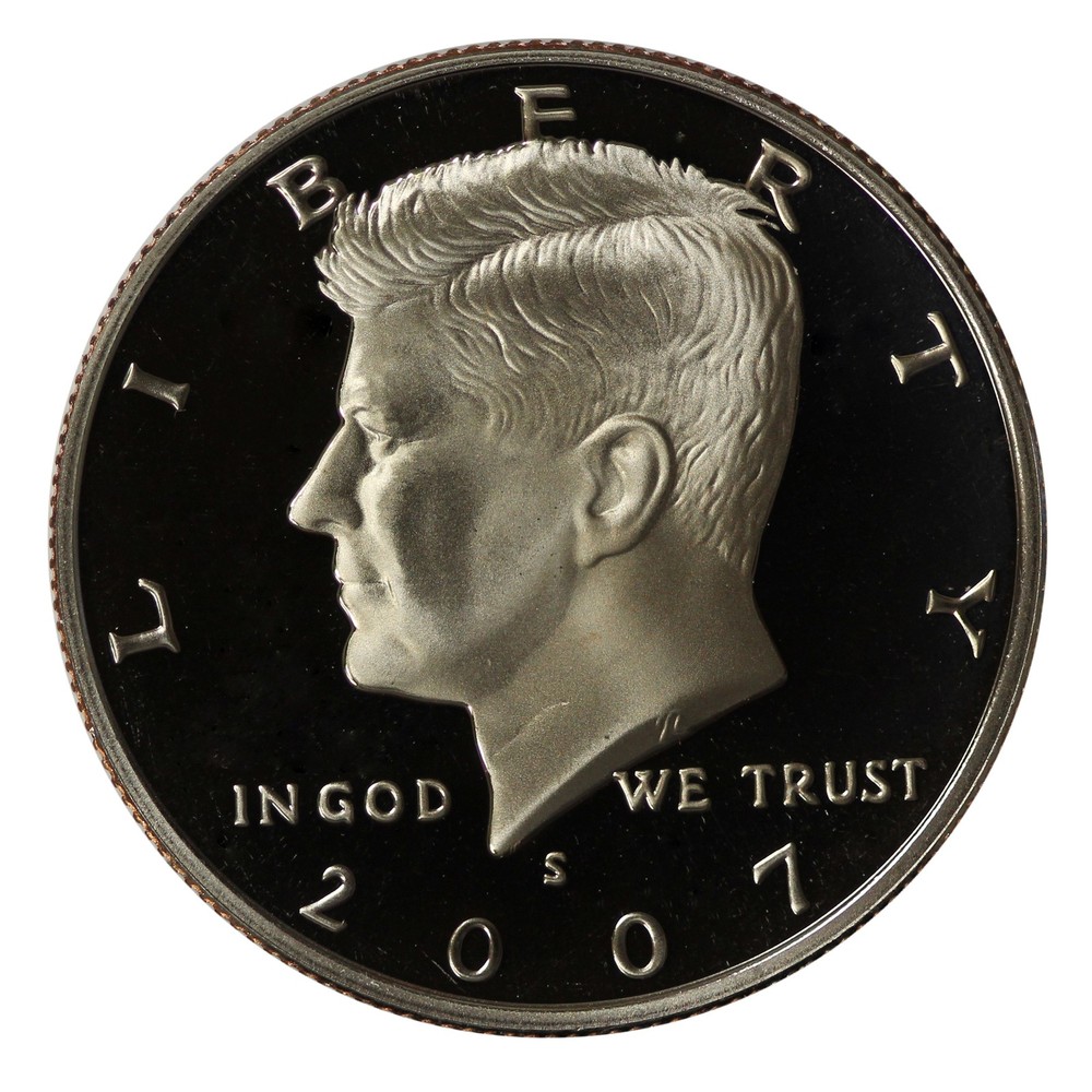 2007 S Kennedy Half Dollar Gem Deep Cameo Proof CN-Clad