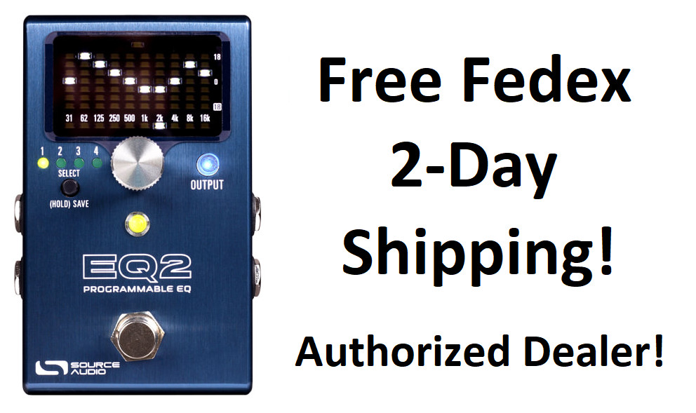 New Source Audio SA270 EQ2 Programmable EQ Guitar Pedal