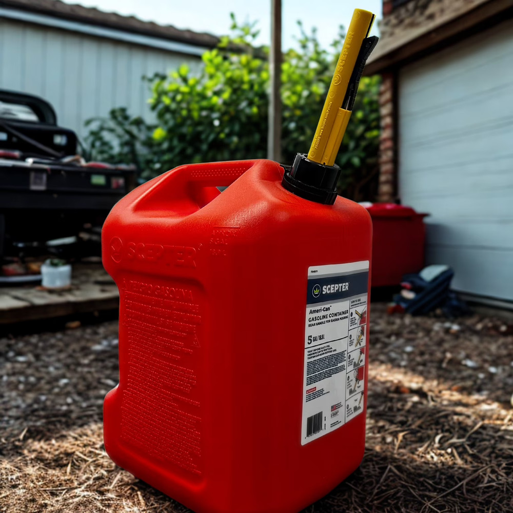 Scepter 5 Gallon Smart Control Gas Can w/ Rear Handle