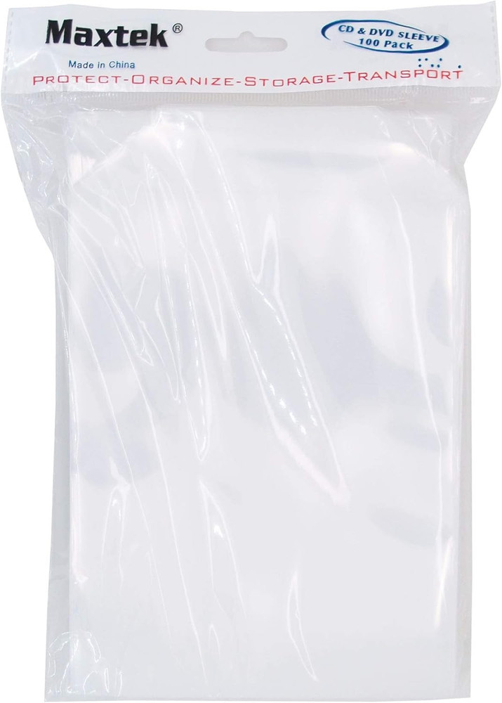 100 Clear Stamp and Die Storage Pockets CPP Plastic Pockets, Large 5.5"X7.25"