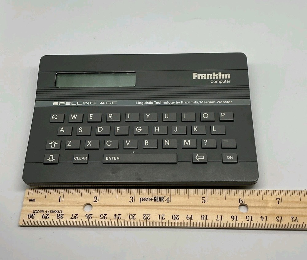Franklin Computer Spelling Ace SA-98 Tested