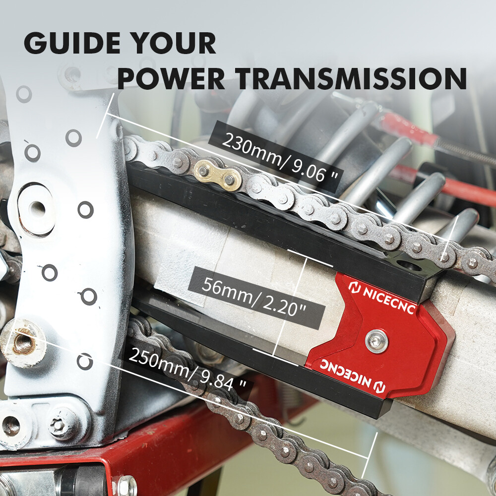NiceCNC Swing Arm Chain Guide Slider Guard For Yamaha Raptor 700 YFM 700R Red