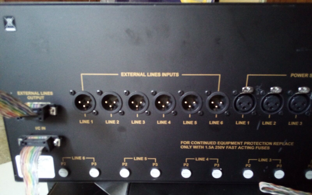 Telex RadioCom IC-100, 6 Channel Source Assign Panel