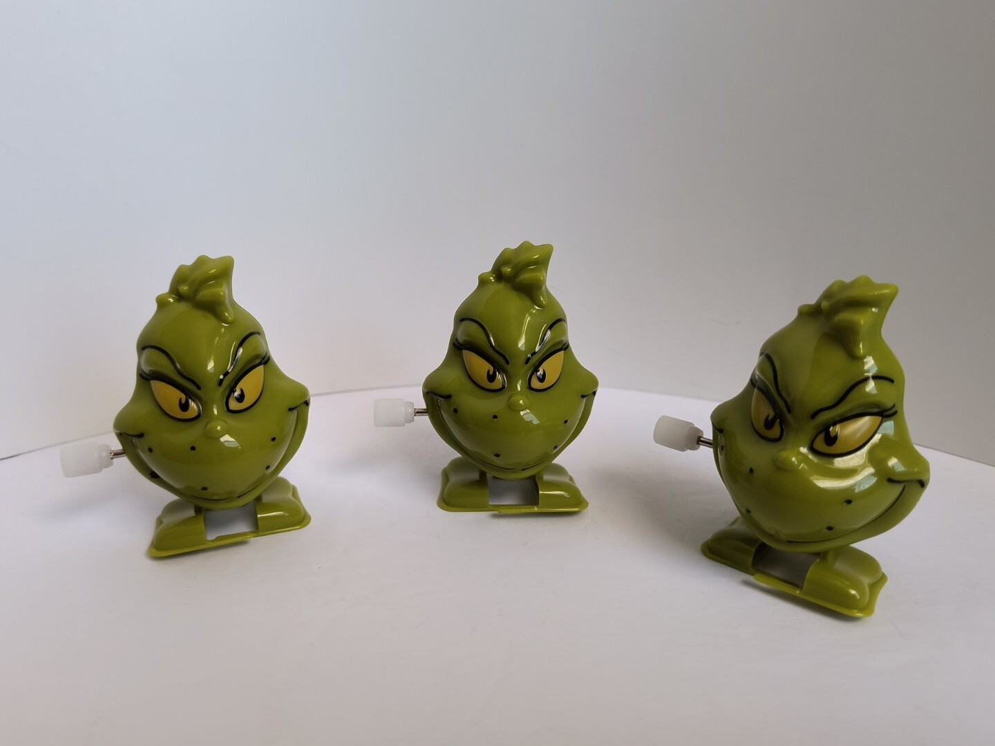 The Grinch Mean One Dr. Seuss Wind-up Walking Toy Christmas Set of 3 🆕Free ship