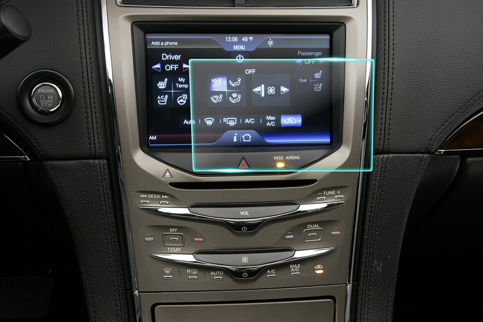 Crystal Clear Screen Protector for 2011 Lincoln MKT Vehicle Navigation