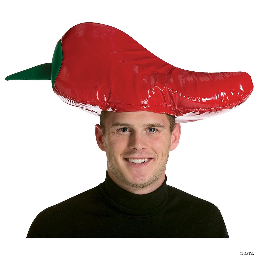 Rasta Imposta Chili Pepper Hat, Red, One Size