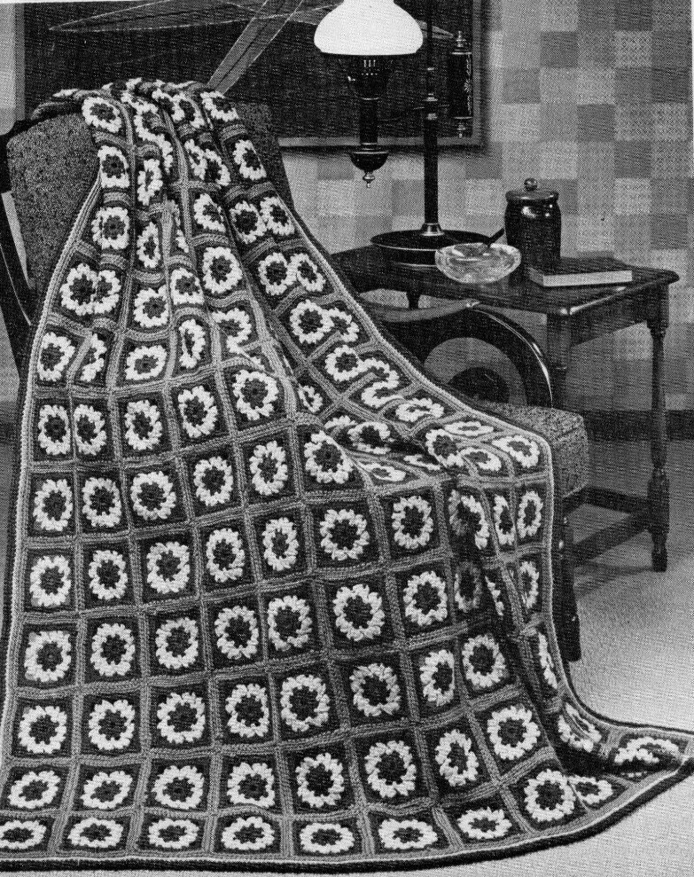 CALICO AFGHAN CROCHET PATTERN