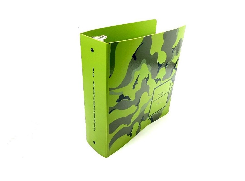 3 Ring Binder, Camo New