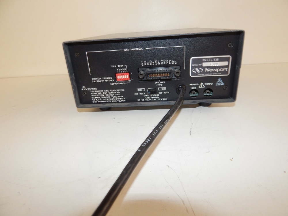 ^^ NEWPORT OPTICAL POWER METER MODEL 835 (EQX44)