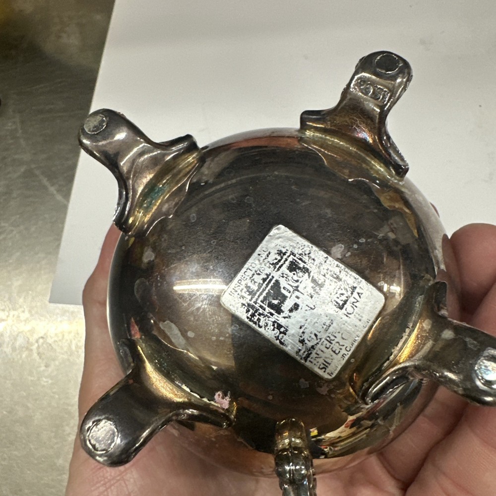 Leonard Silver Plate Creamer Vintage