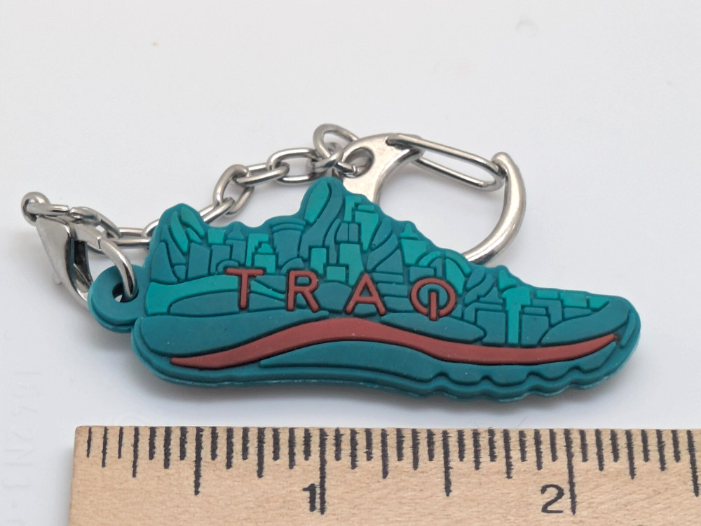TRAQ Athletic Shoe Promo Keychain