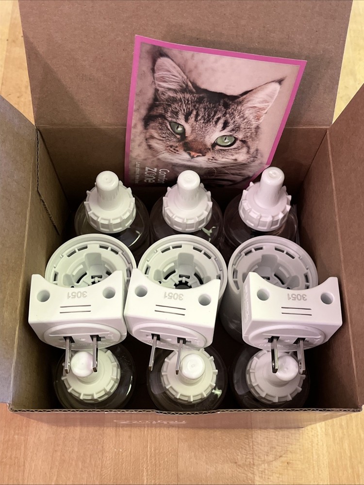 Comfort Zone Multi-Cat Calming Kit Value Pack (3 Diffusers, 6 Refills) - NEW