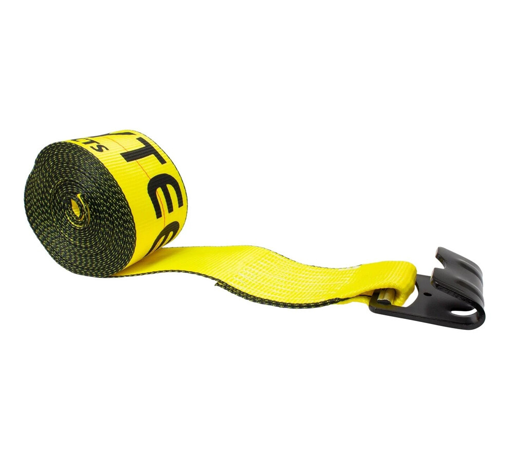4 in. x 50 ft. Winch Strap with Flat Hook