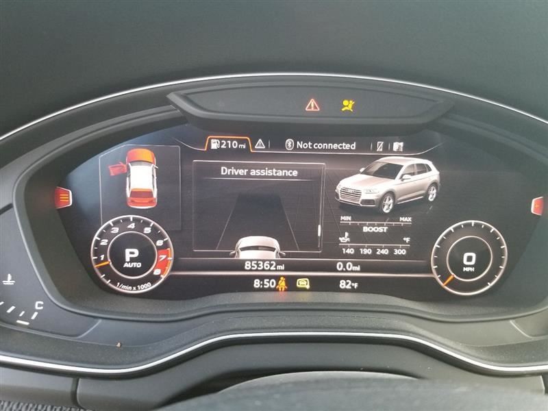 18 2018 AUDI SQ5 PREMIUM PLUS FRONT VIEW WINDSHIELD CAMERA PROJECTOR 80A907217