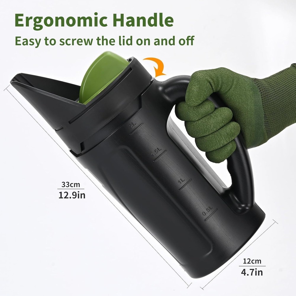 Durable Handheld Spreader with Multiple Openings for All- Gardening Use