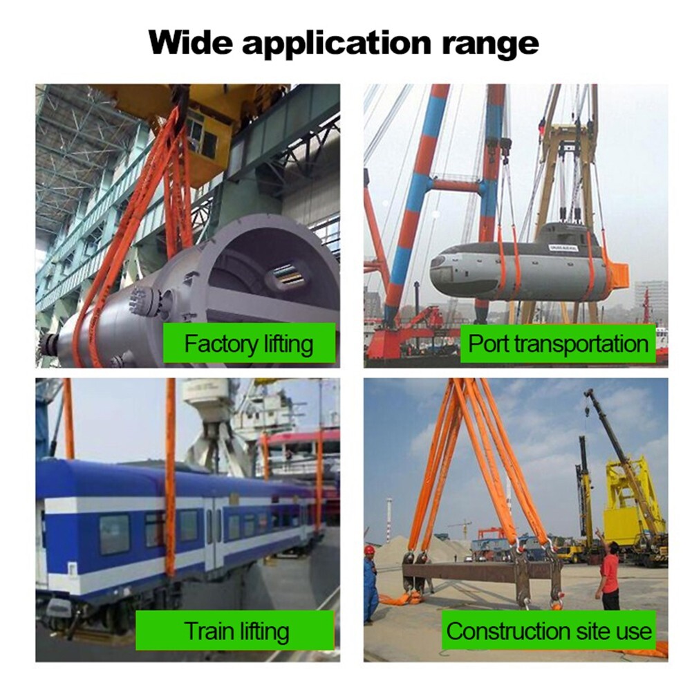 Endless Round Lifting Sling 6' 9' Crane Rigging Hoist Wrecker Recovery Strap