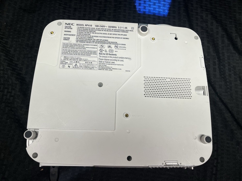 White NEC LCD Projector