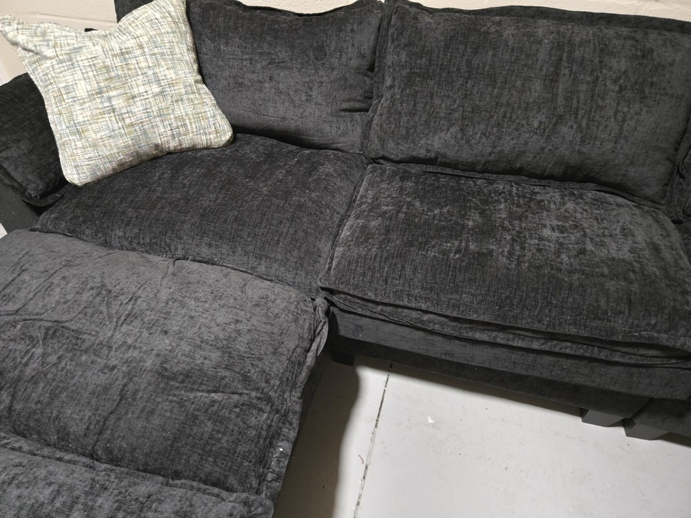 Brand New Never Sat On Modular Sectional Black