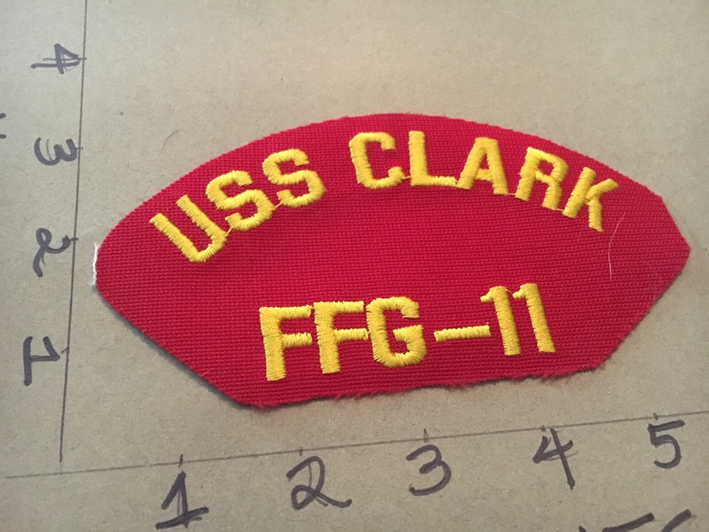 US Navy USS Clark FFG-11 Hat Patch 5/20/25