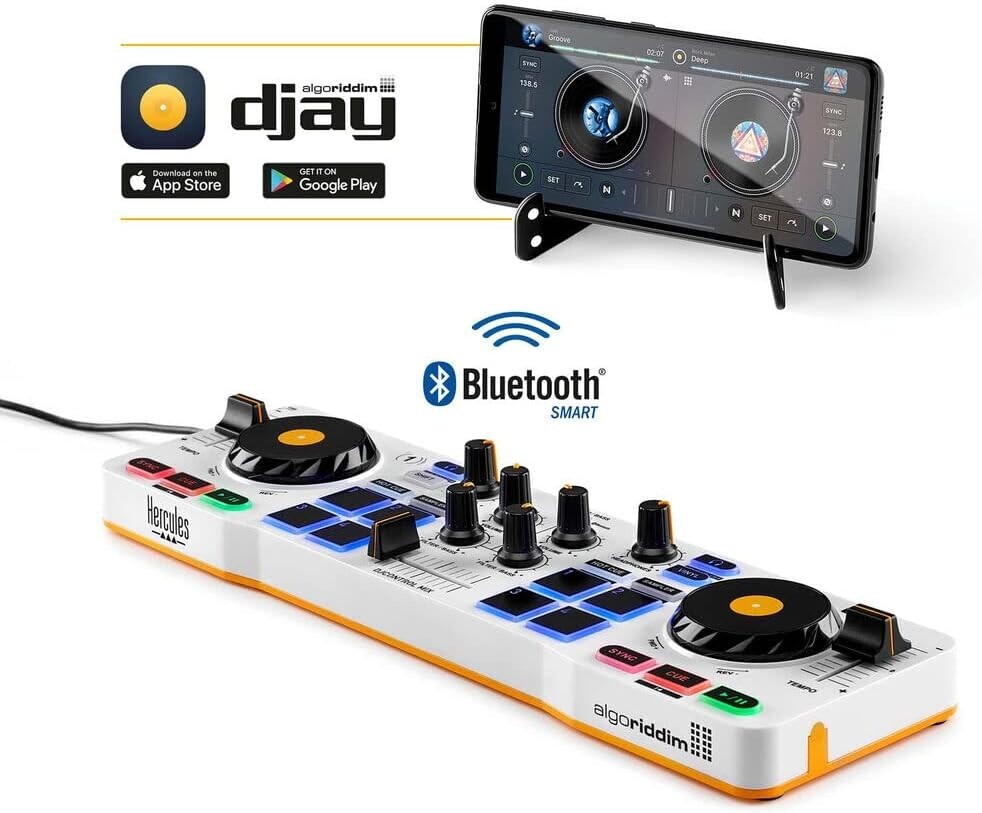 DJControl Mix DJ Software Controller with Algoriddim Djay App Bundle with Pro...