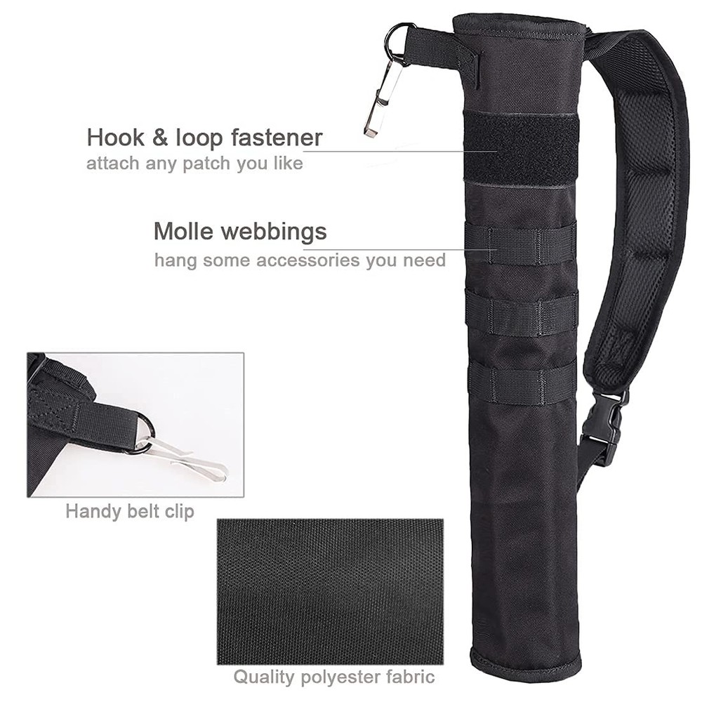 Archery Lightweight Back Arrow Quiver Dual Use Foldable Compact Hip Arrows Ba...