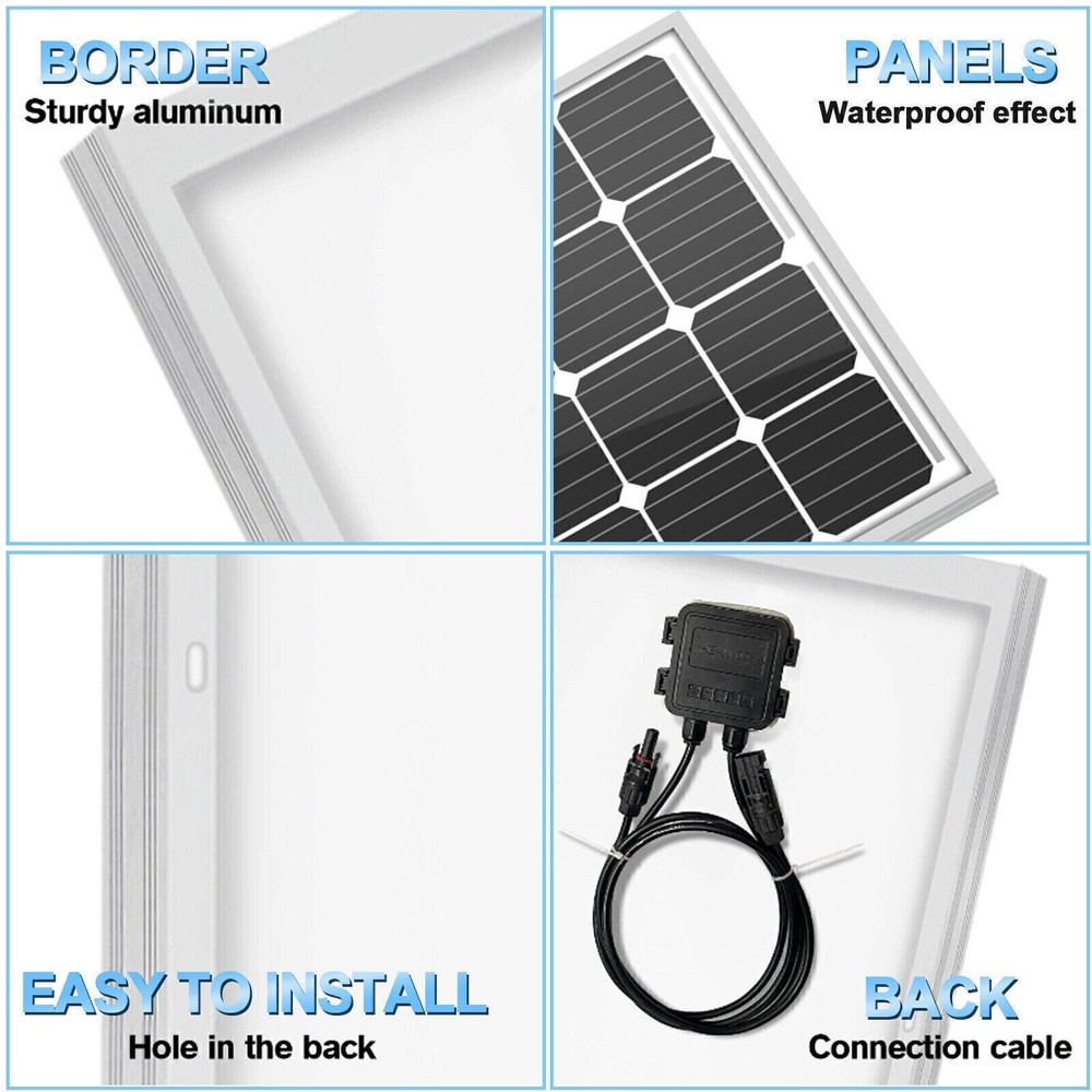 200W 12V Solar Panel High Efficiency Mono 12V PV Module for 12V Off Grid System