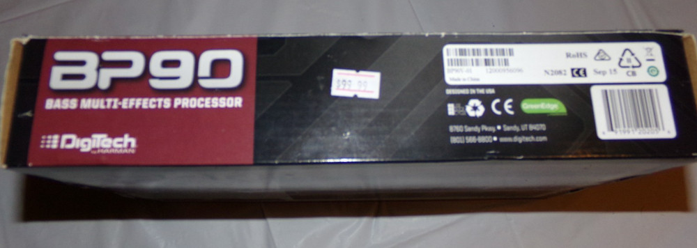 DigiTech BP 90 Bass Multi-Effects Processor w/ Power Supply