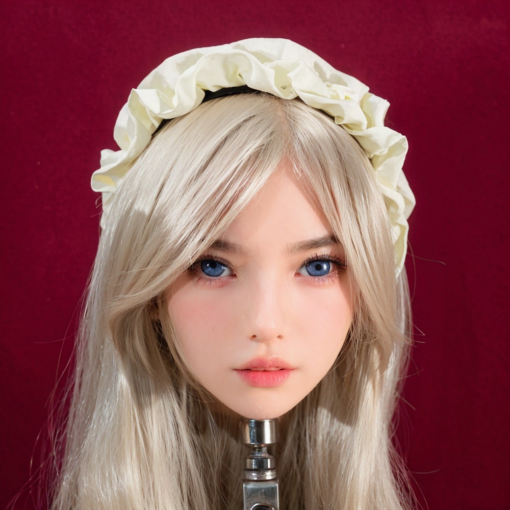 Single female head model,soft texture,Mannequin Head,TPE material,simulated fema