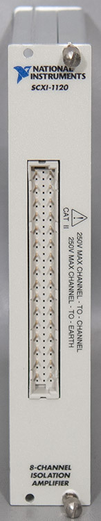 National Instruments SCXI-1120 8-Channel Isolation Amplifier Input Module Card
