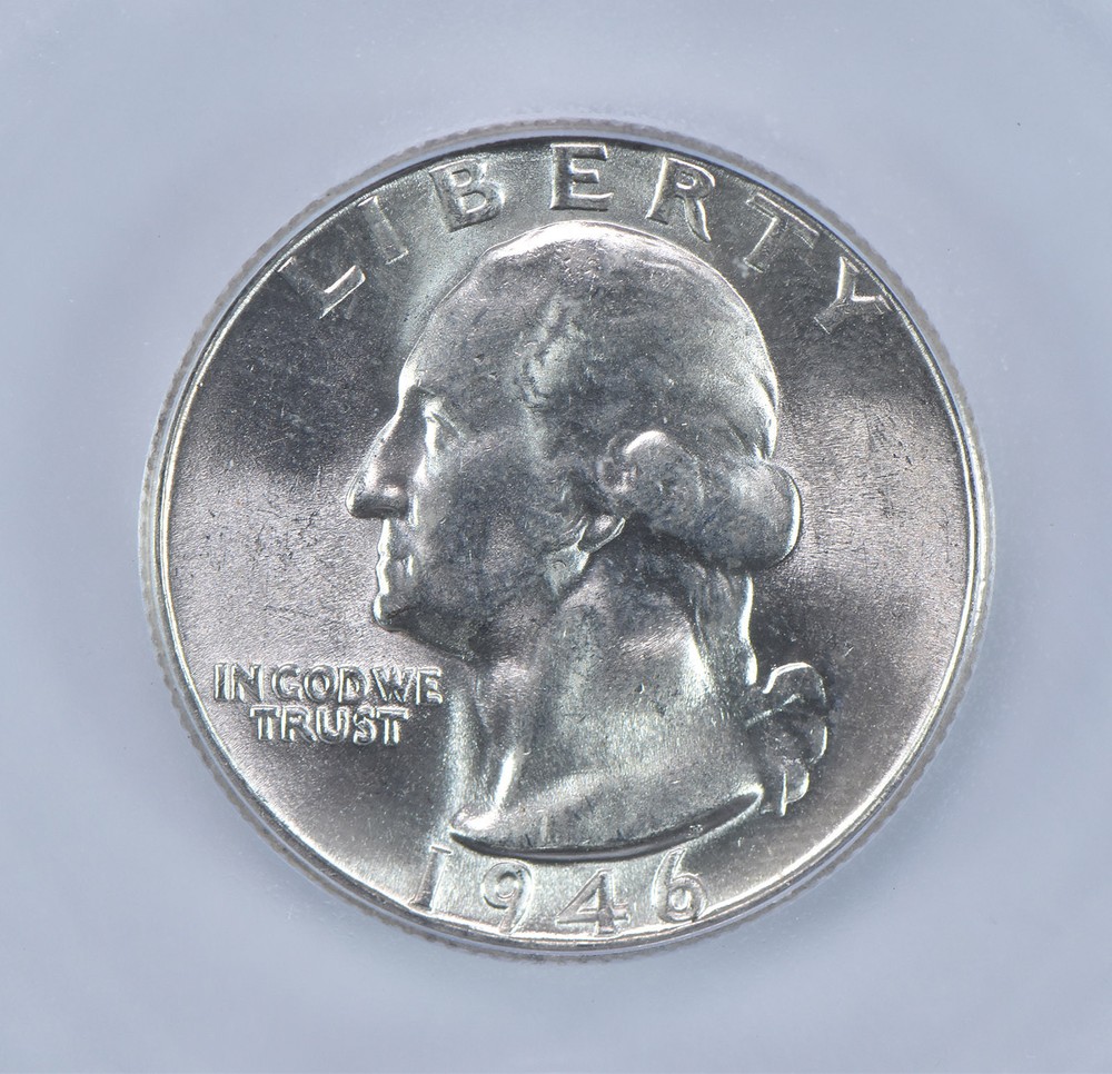 1946 Washington Quarter MS66 ICG