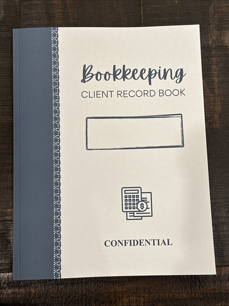 52 Week Bookkeeping Client Record Journal (Meeting Notes, To-Do, Time Tracker)