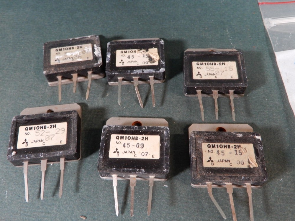 Mitsubishi QM10HB-2H Power Amplifier Modules Qty 6 Used Untested