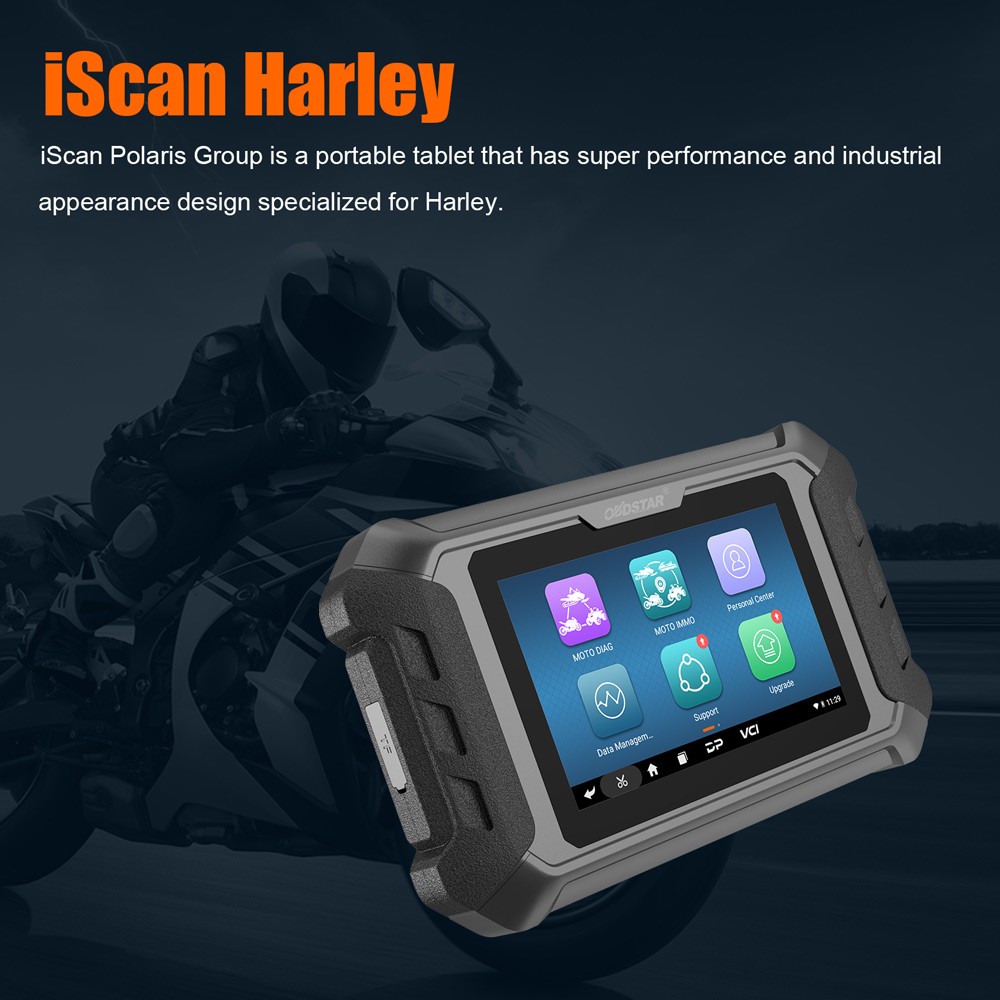 OBDSTAR iScan for Harley Davidson Motorcycle Diagnostic Scanner Tool Coding US