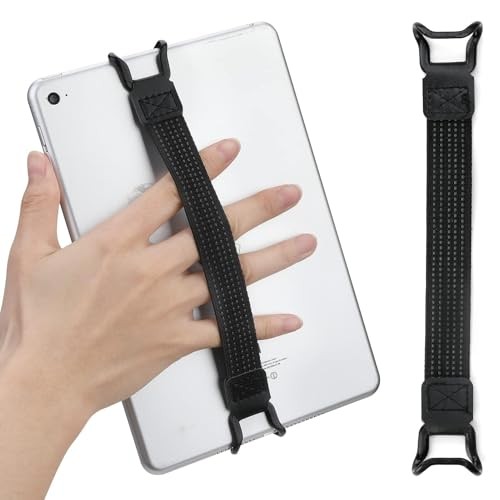 Universal Tablet Hand Strap Holder 2 Pack for 7.6-11 Inch Devices, Adjustable