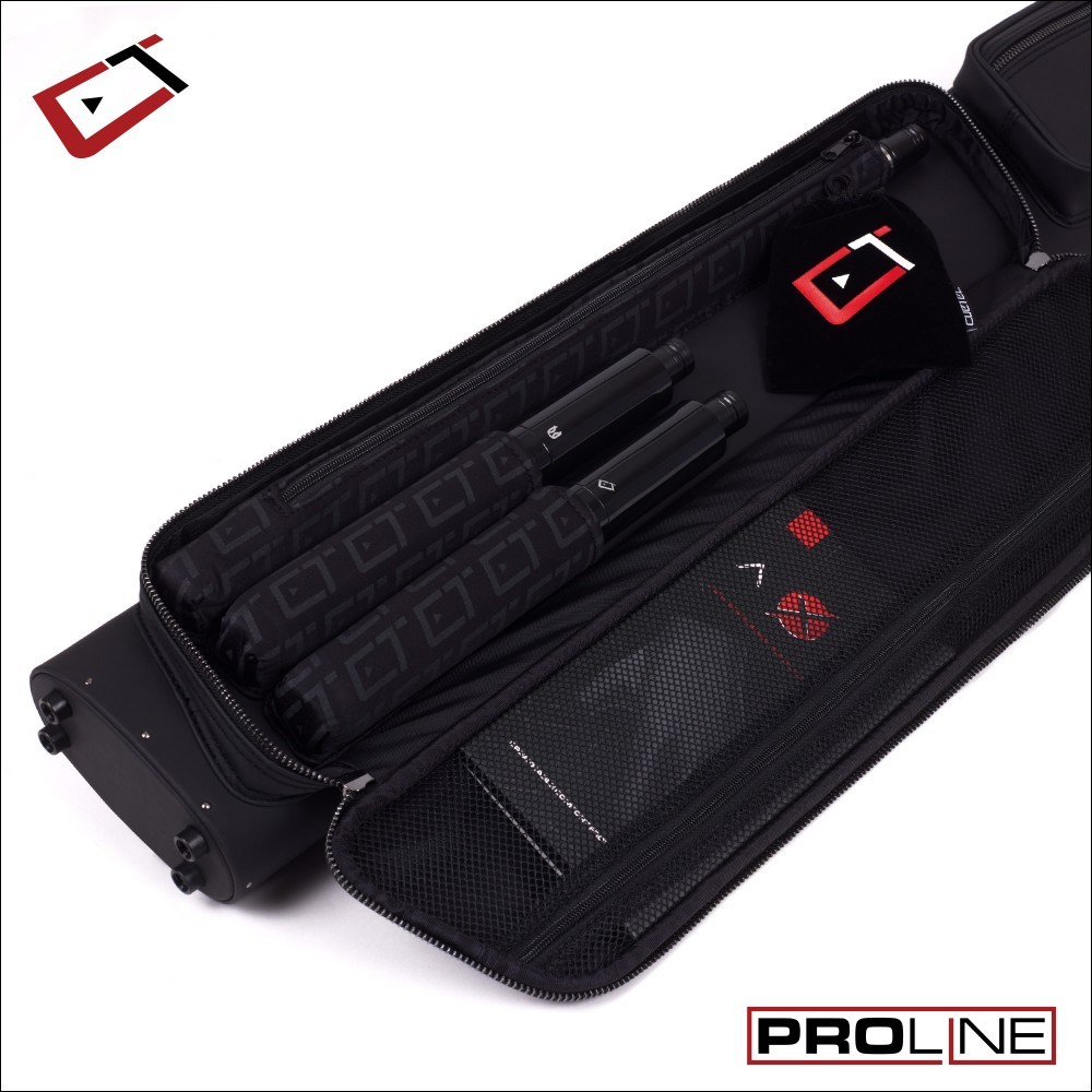 Cuetec Hard Cue Case PRO LINE Noir Black 2B4S (2B/4S)